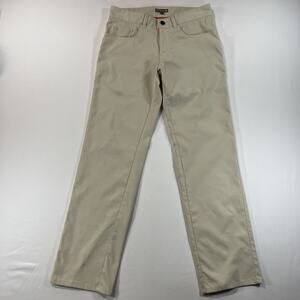 Peter Millar EB66 Performance Five Pocket Golf Pants Men 30x30 Classic Fit Beige